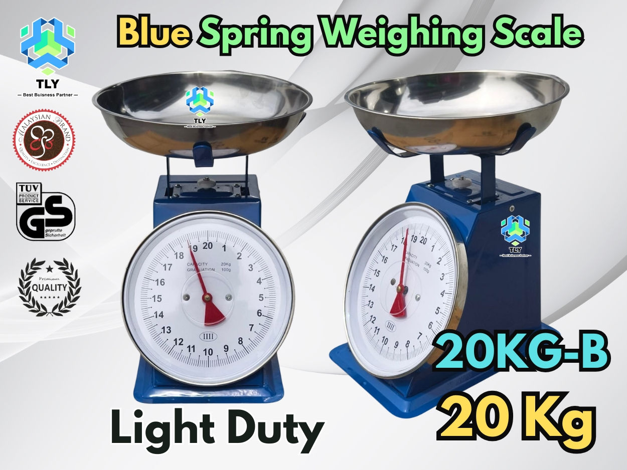 IAC02 Blue Spring Weighing Scale Light Duty - 20Kg
