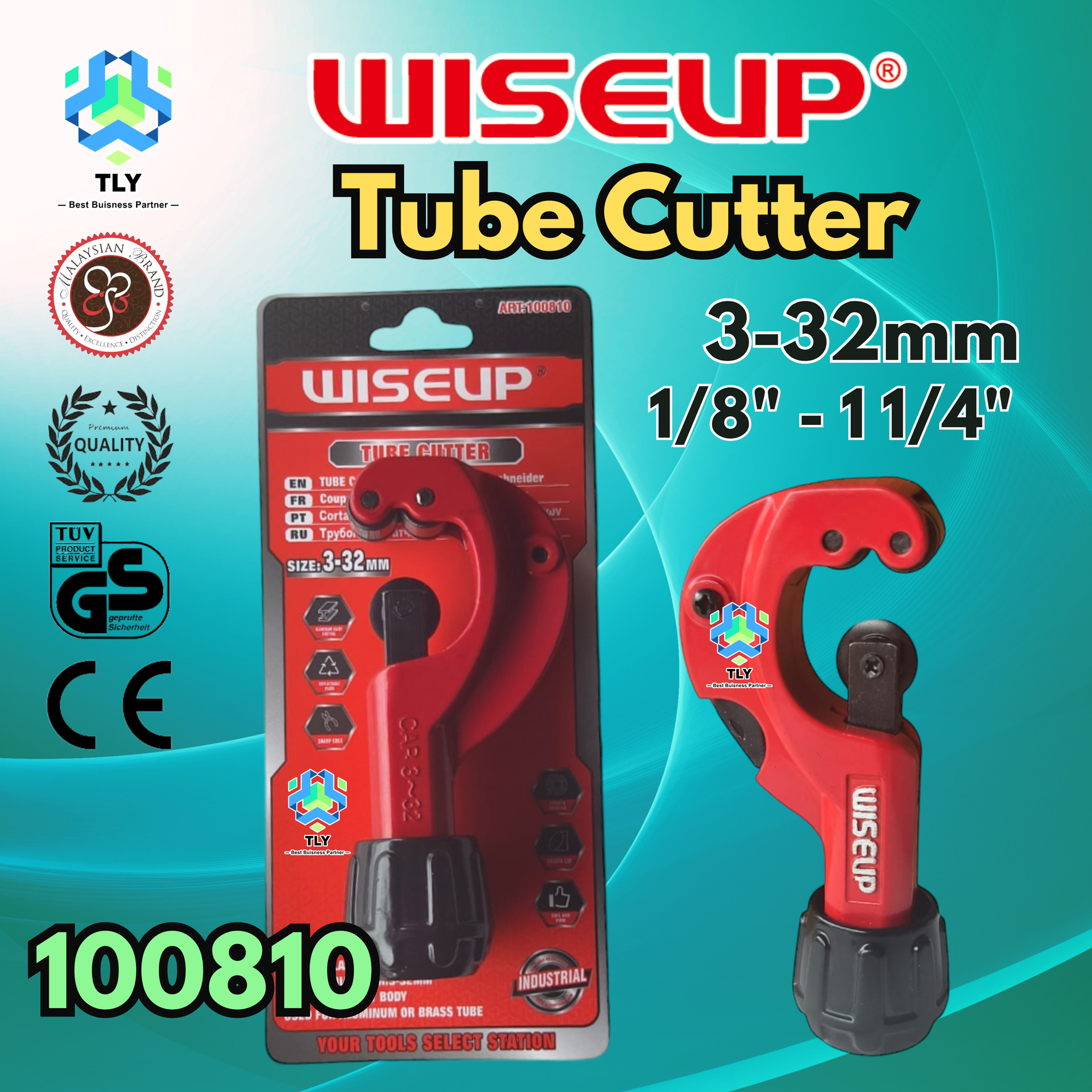 JBG06 Wiseup Heavy Duty Tube Cutter 100810