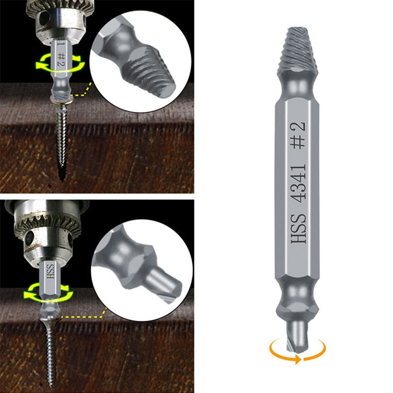 Thumbnail: ADI03 6 Pcs Screw Extractor Set 6SE
