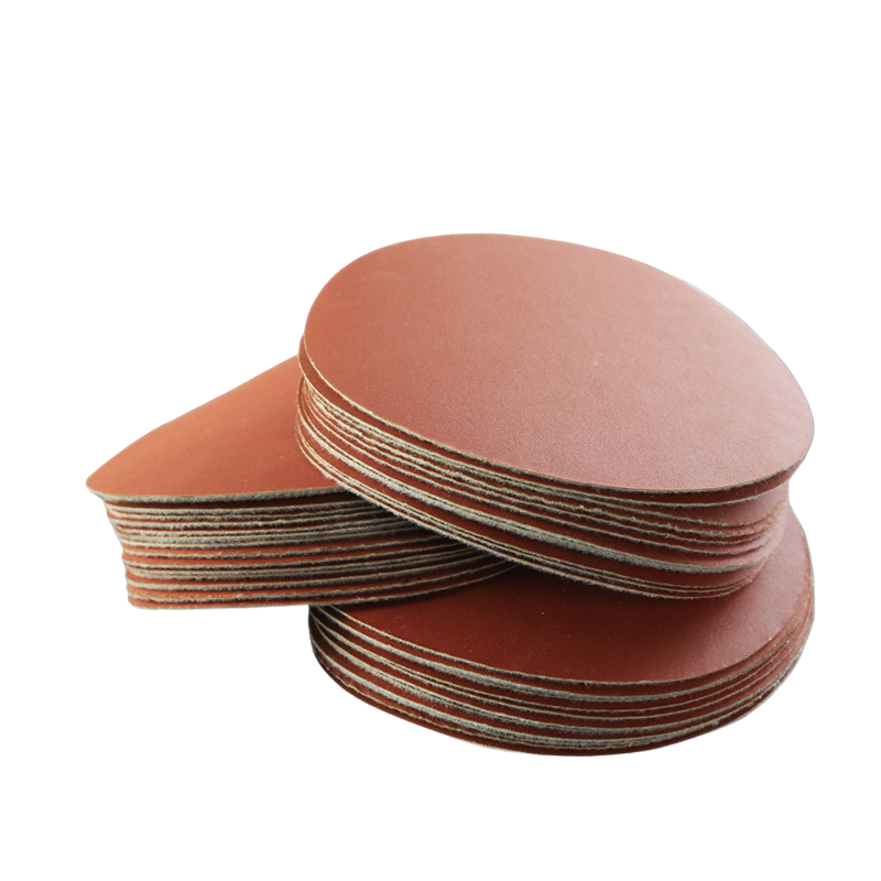 Thumbnail: CBCB02 Sanding Disc - 125mm x No Holes Red Velcro