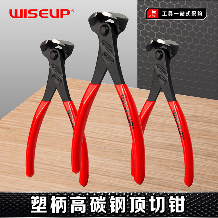 Thumbnail: JAN04 Wiseup Heavy Duty End Cutting Plier / Nipper - 7" / 180mm 011402