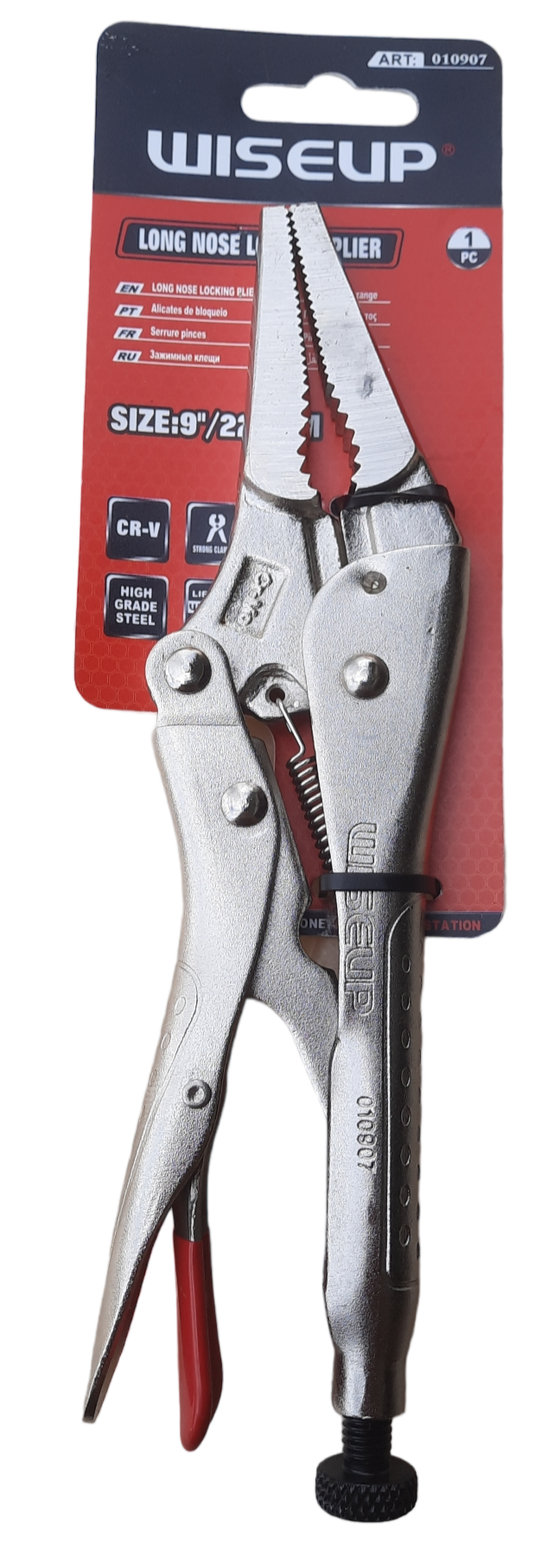 Thumbnail: JAH01 Wiseup Heavy Duty Long Nose Plier 9" / 225mm 010907