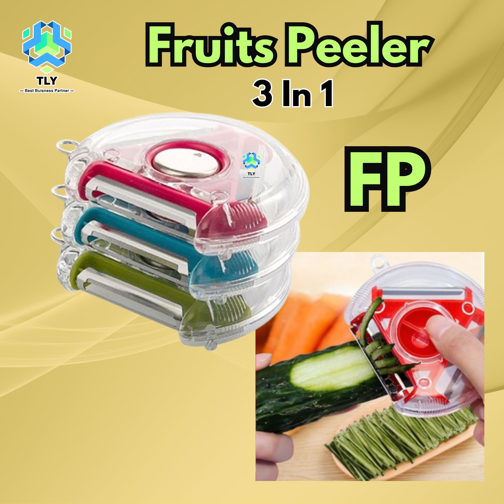 TDB04 3 In 1 Fruits Peeler