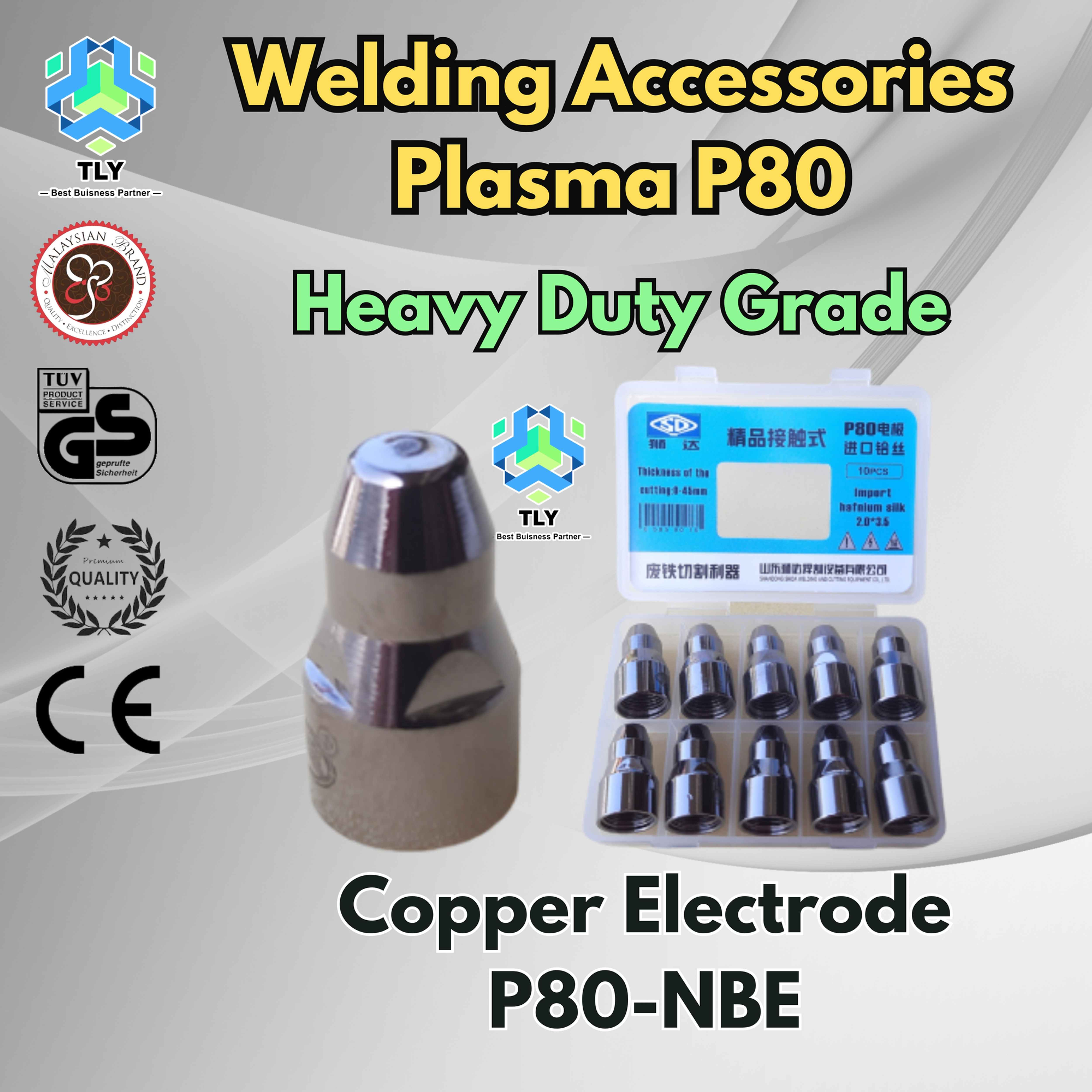 FIFB05 Plasma P80 Heavy Duty Copper Electrode