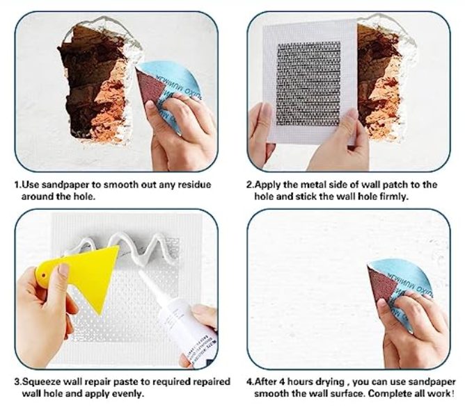 Thumbnail: HGD01 Plastering Wall Patch 4" x 4"