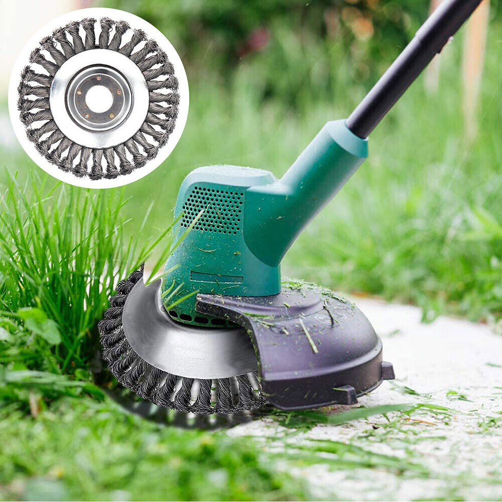 Thumbnail: CABA01 Wheel Brush - Twisted Wire For Grass Cutter
