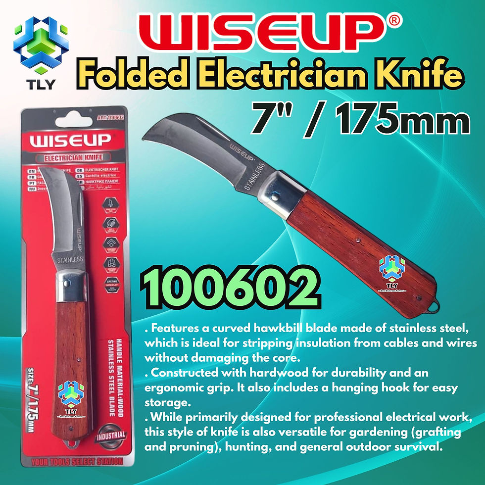 Thumbnail: JBJ02 Wiseup Heavy Duty Folded Electrician Working Knife 100602