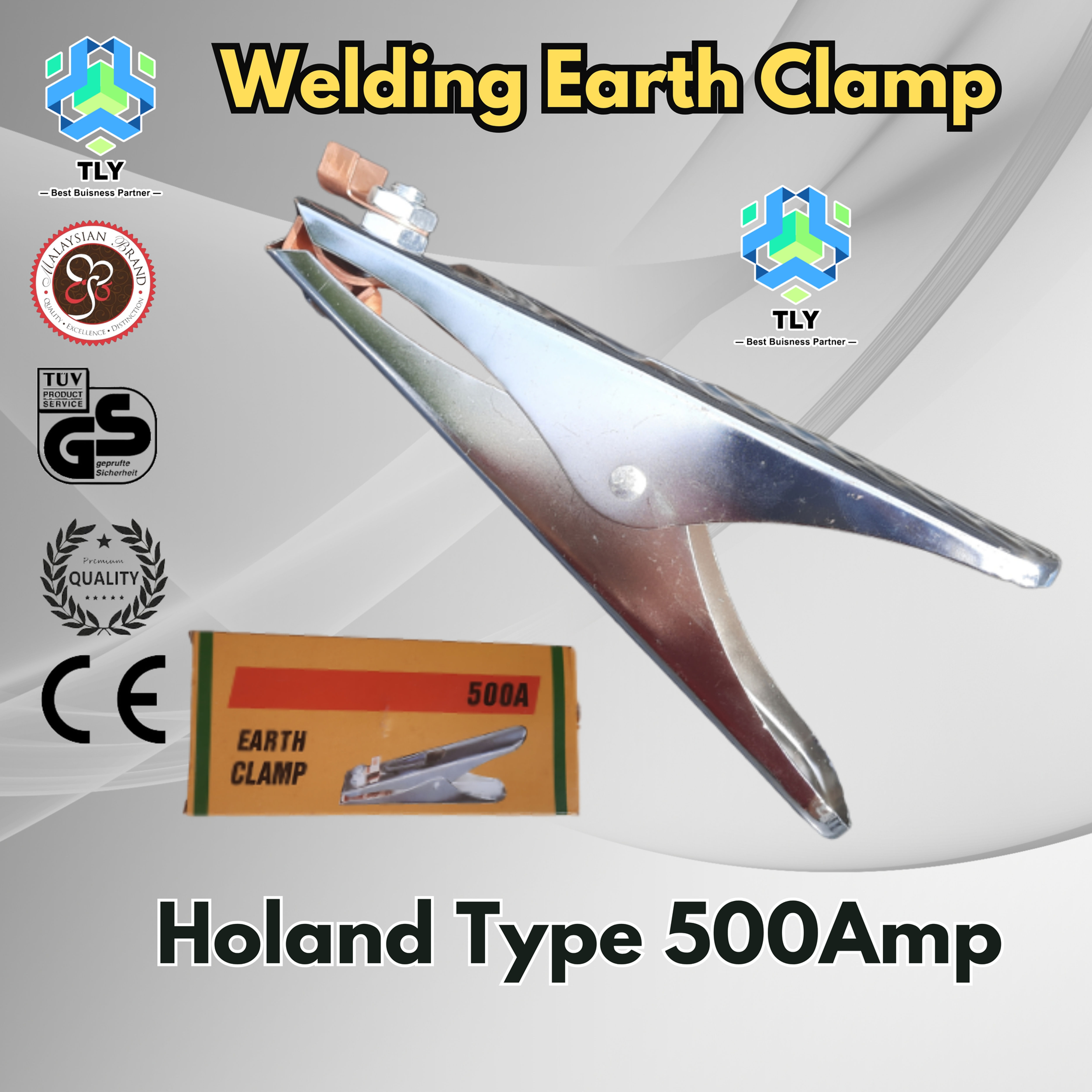 FDC02 Holand Earth Clamp - 500Amp