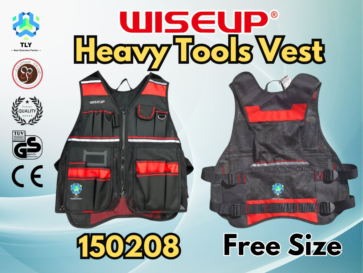 JJB05 Wiseup Heavy Duty Tools Vest 150208