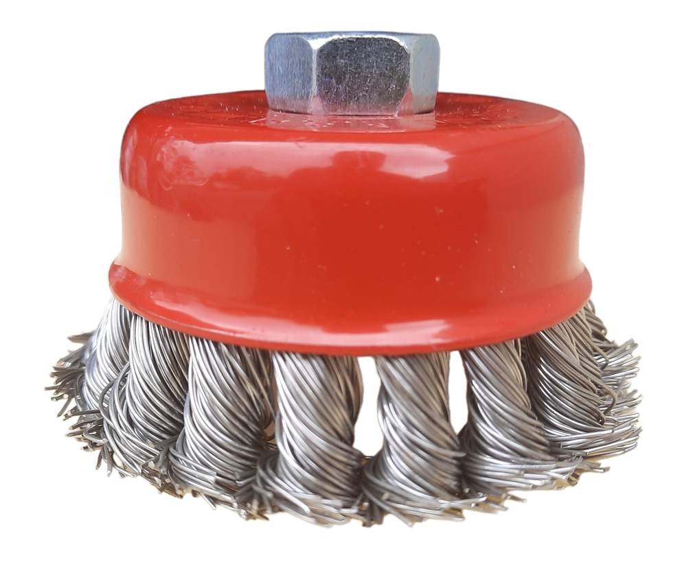 Thumbnail: CAAD04 WNY 4" Cup Brush - Twisted Stainless Steel