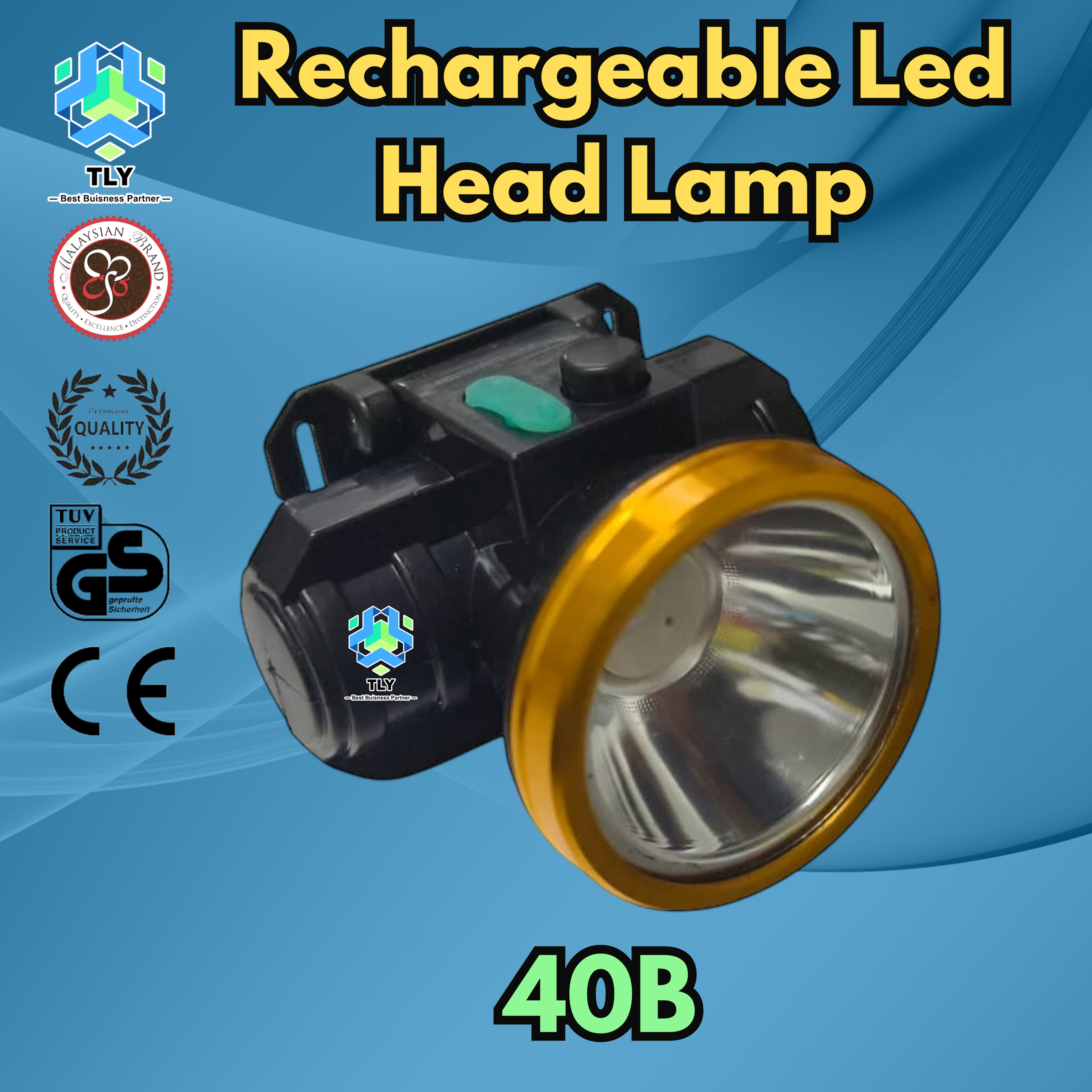 GFA01 Rechargeable Led Head Lamp 40B