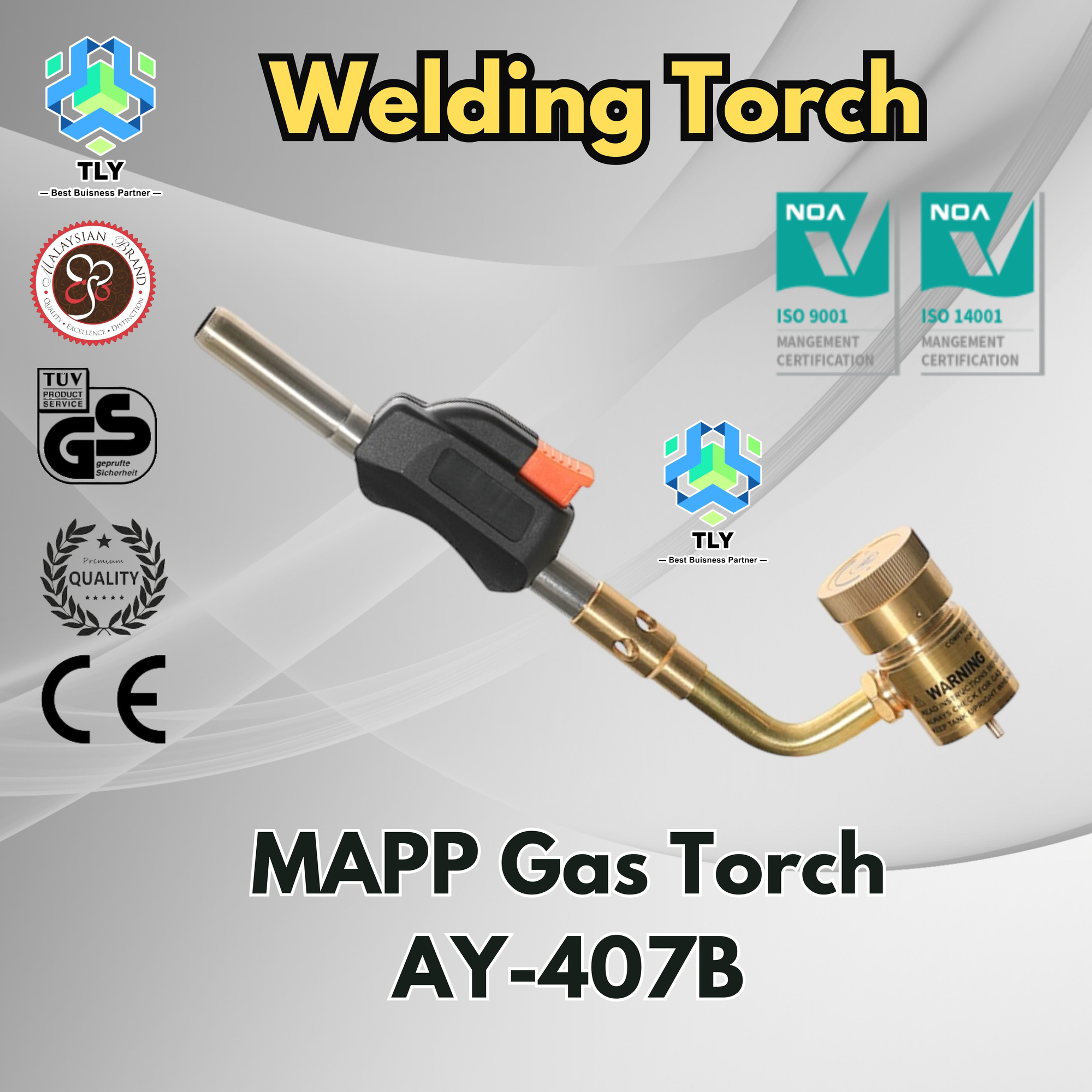 FEB01 Mapp Gas Torch - AY-407B