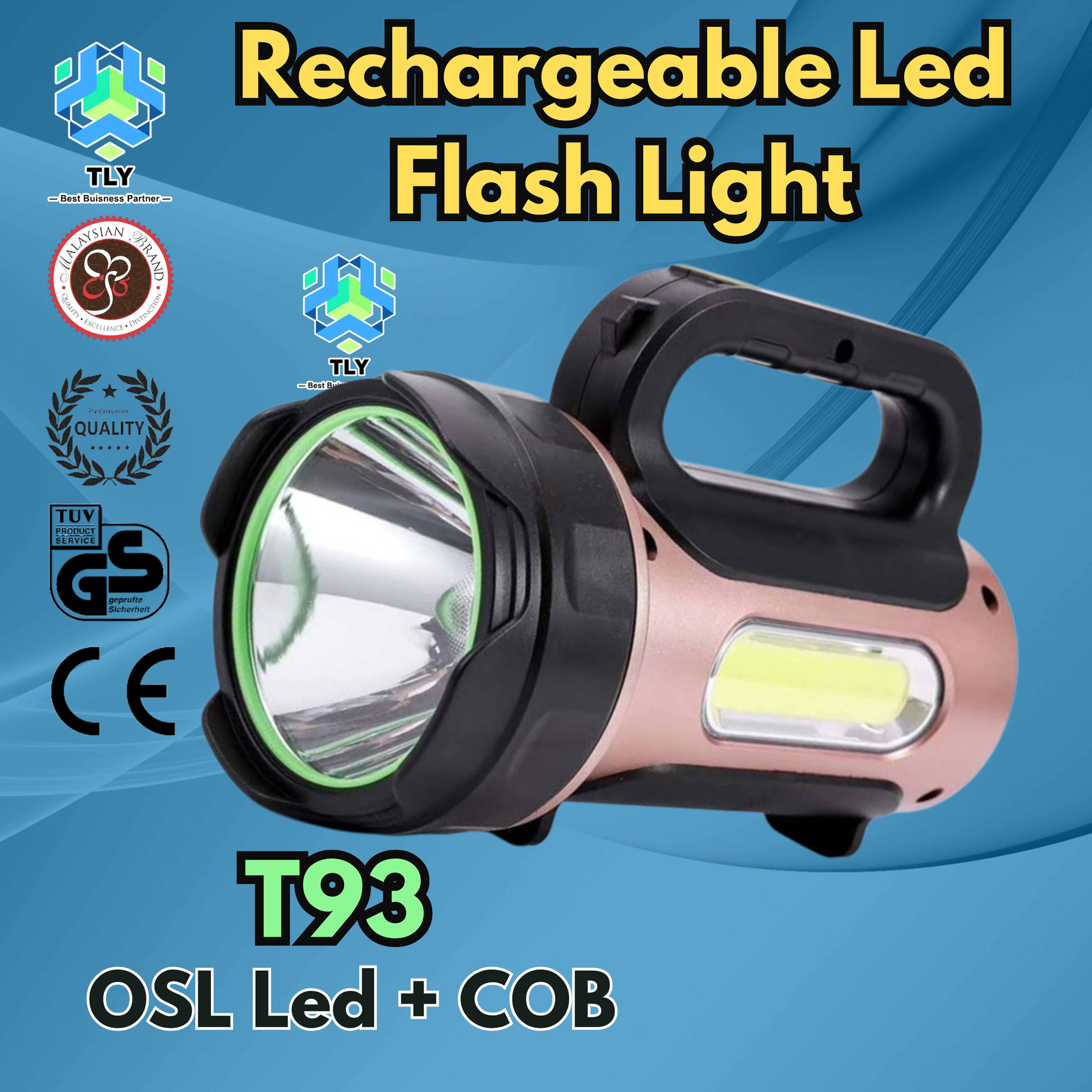 GEA07 Rechargeable Led Flash Light - T93