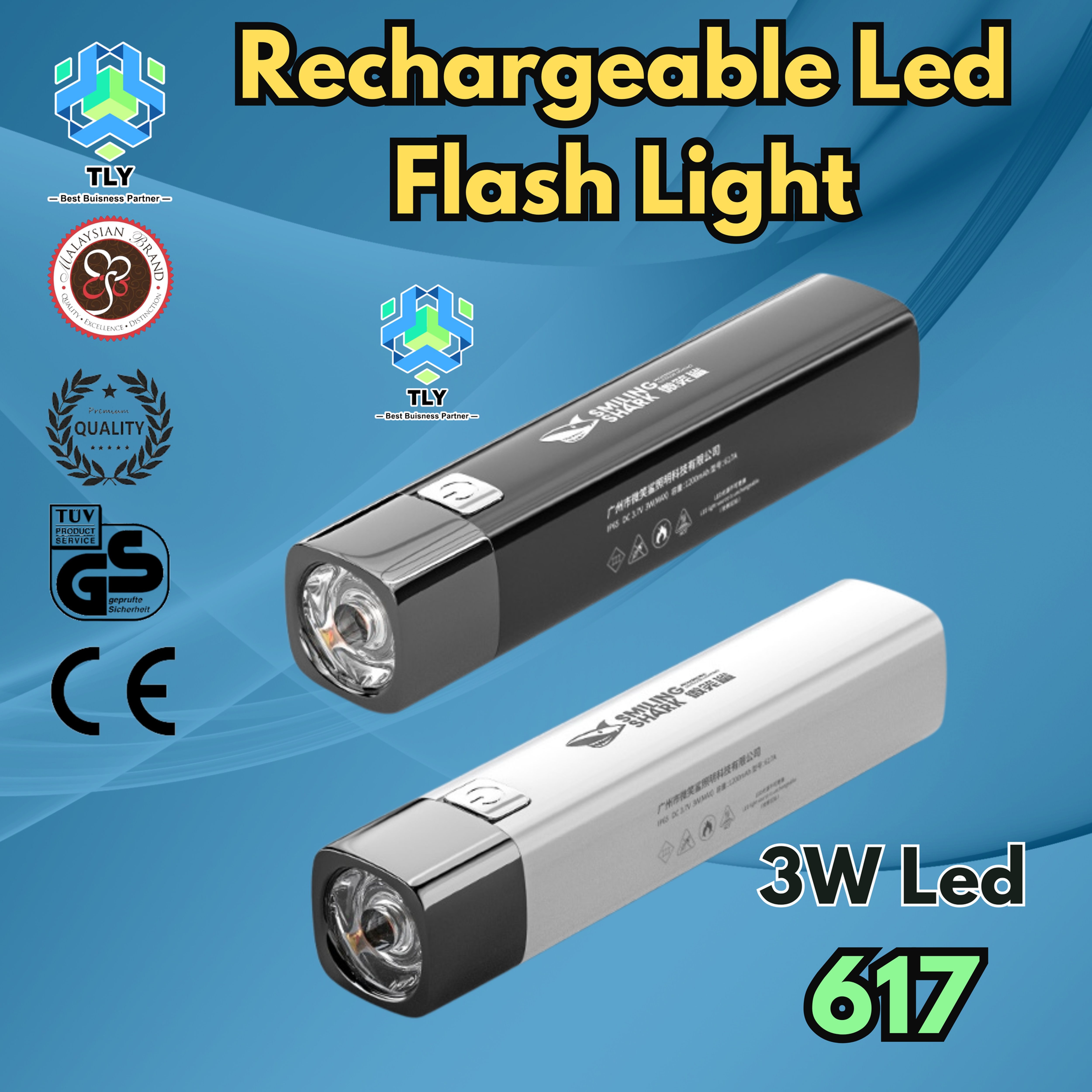 GEA04 Rechargeable Led Flash Light - 617