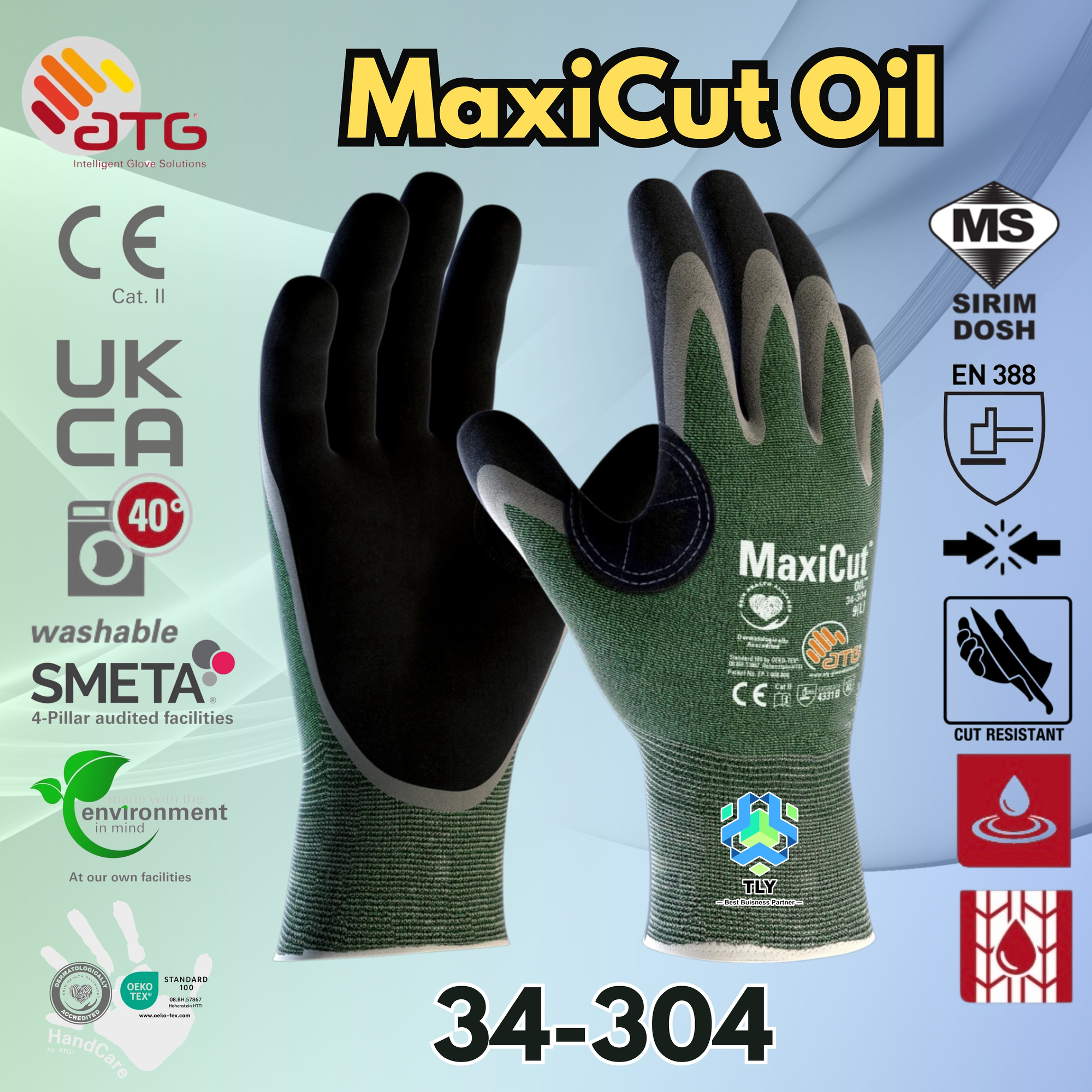 DCF01 ATG MaxiCut Oil Glove 34-304