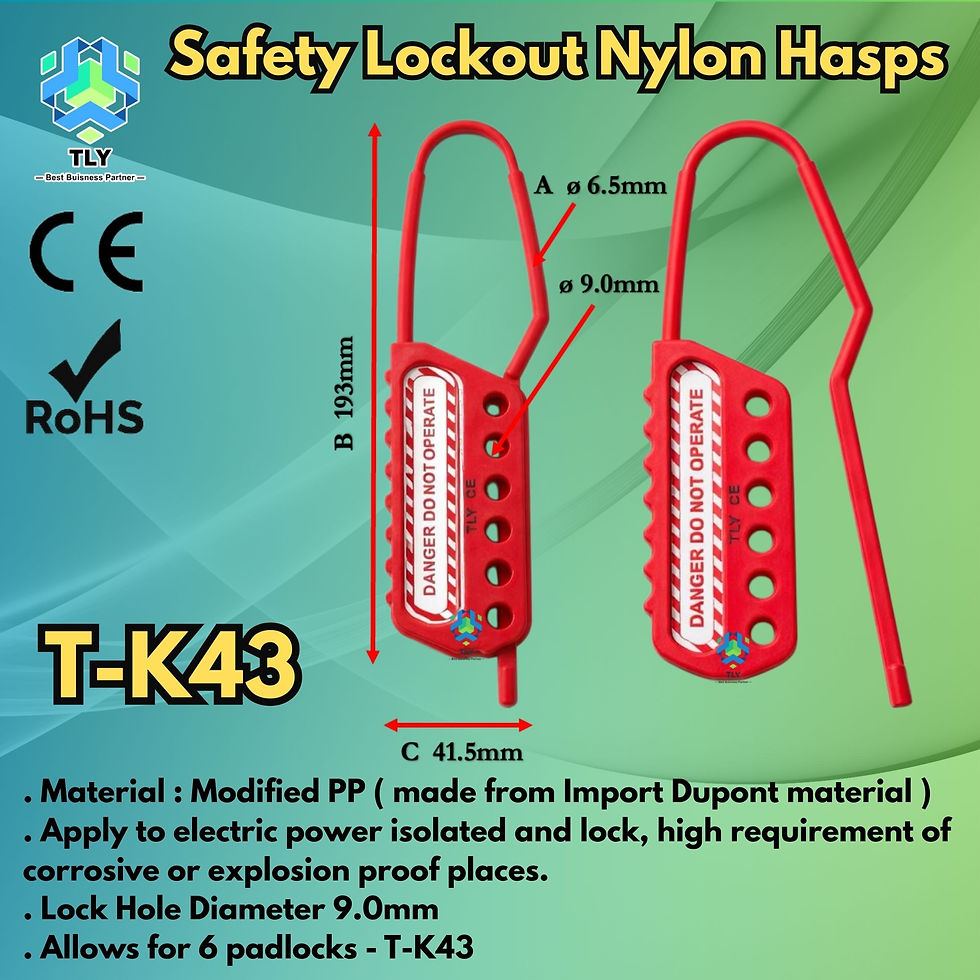 Thumbnail: EPD03 TLY Safety Lockout Nylon Hasps  T-K43