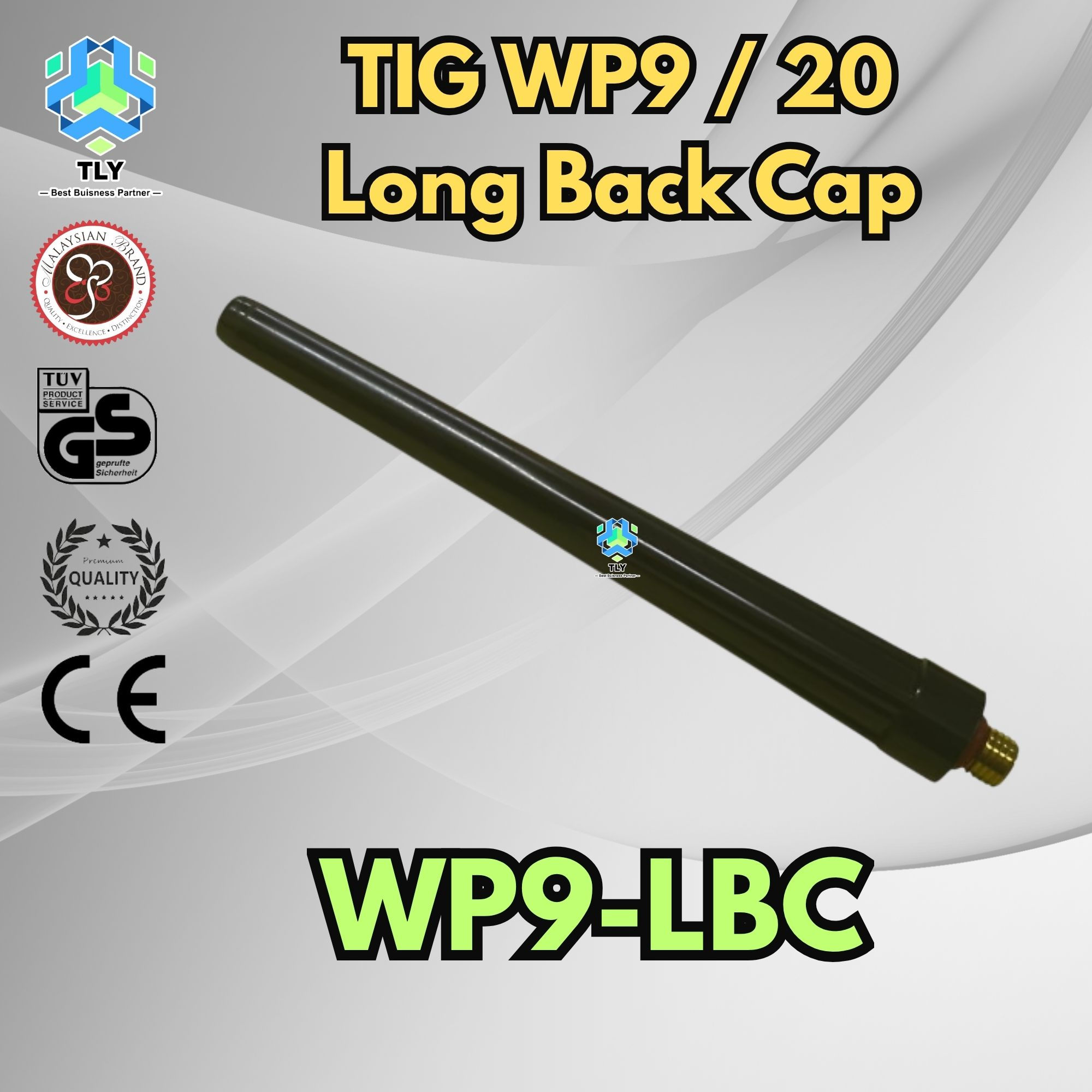 FIED08 Tig WP9 / 20 - Long Back Cap