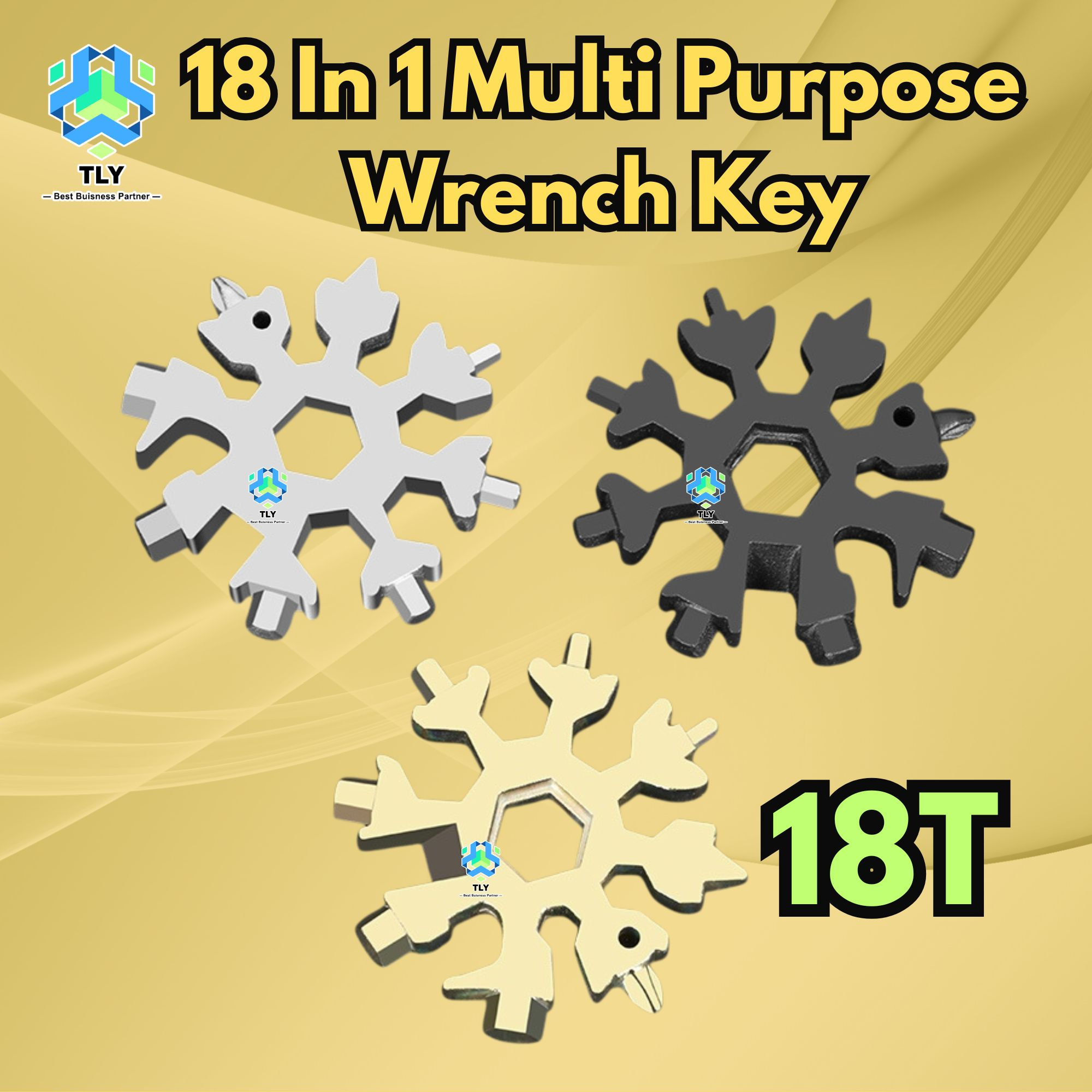 TA05 18 In 1 Multi Purpose Wrench Key 18T