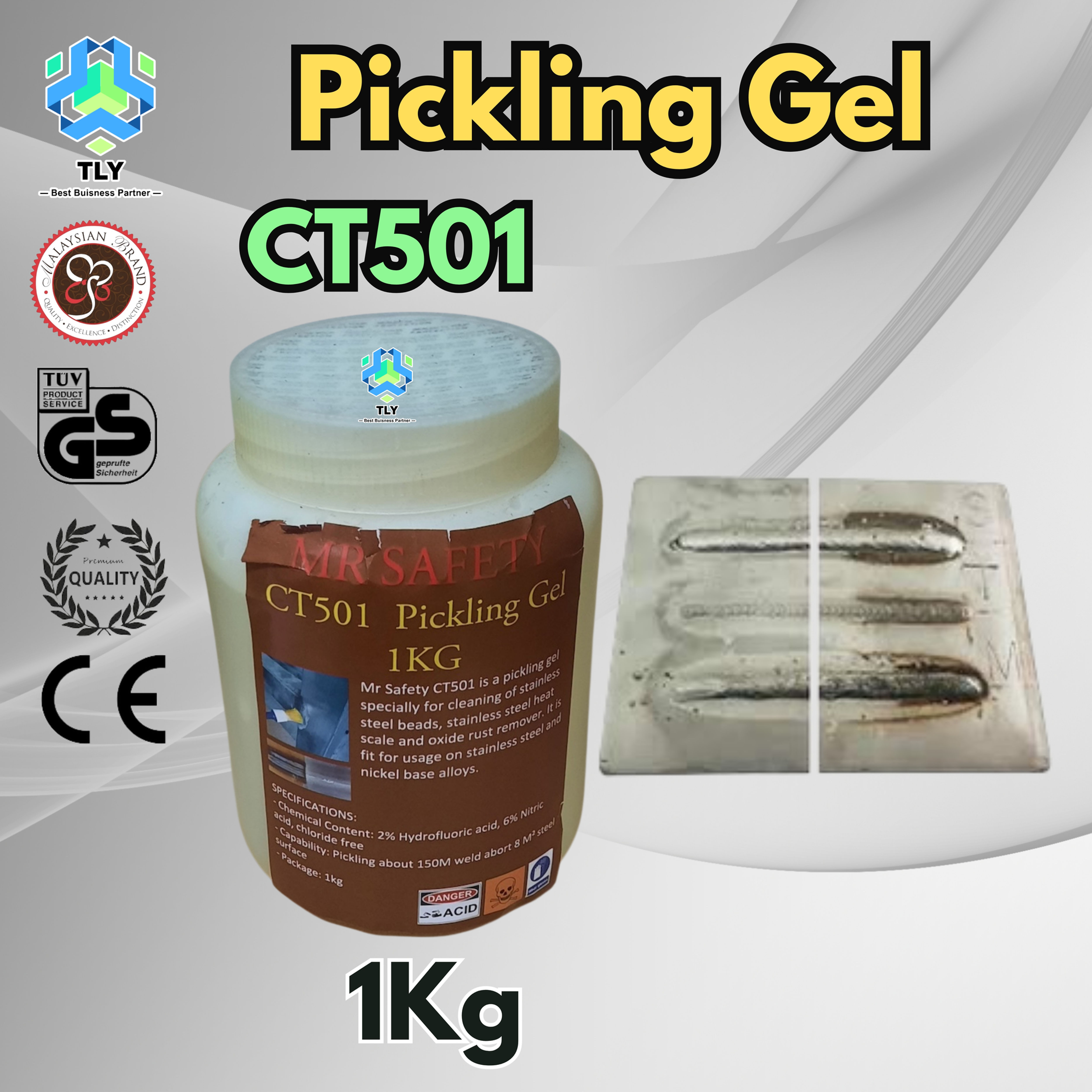 LHA01 Pickling Gel 1Kg CT501