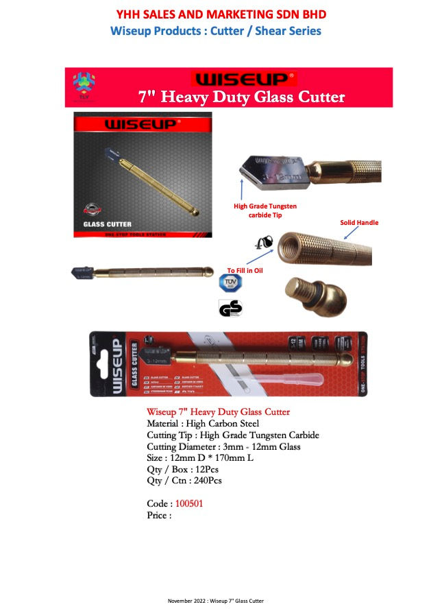 Thumbnail: OBF02 Wiseup Glass Cutter 100501