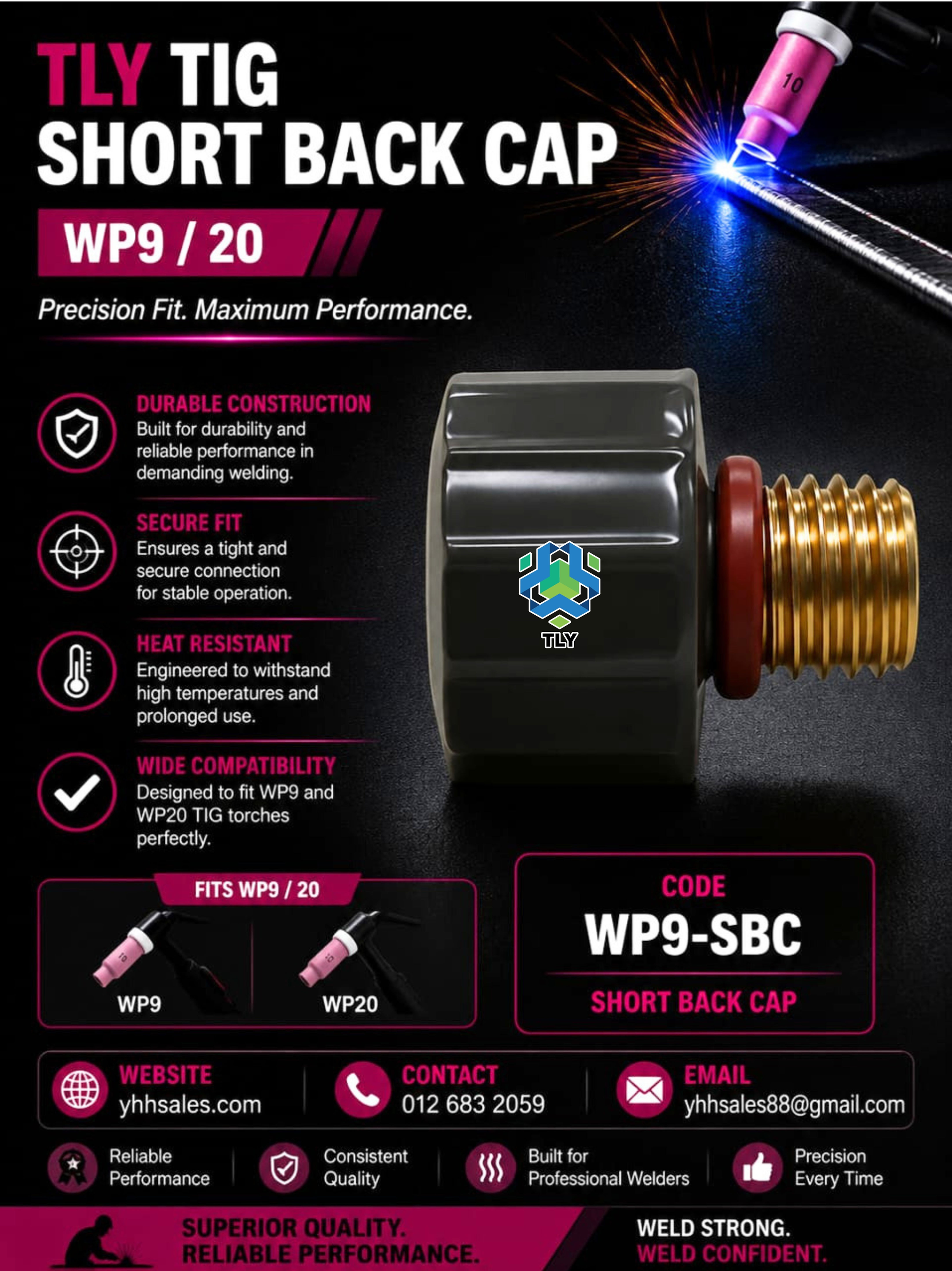 FIED06 Tig WP9 / 20 - Short Back Cap