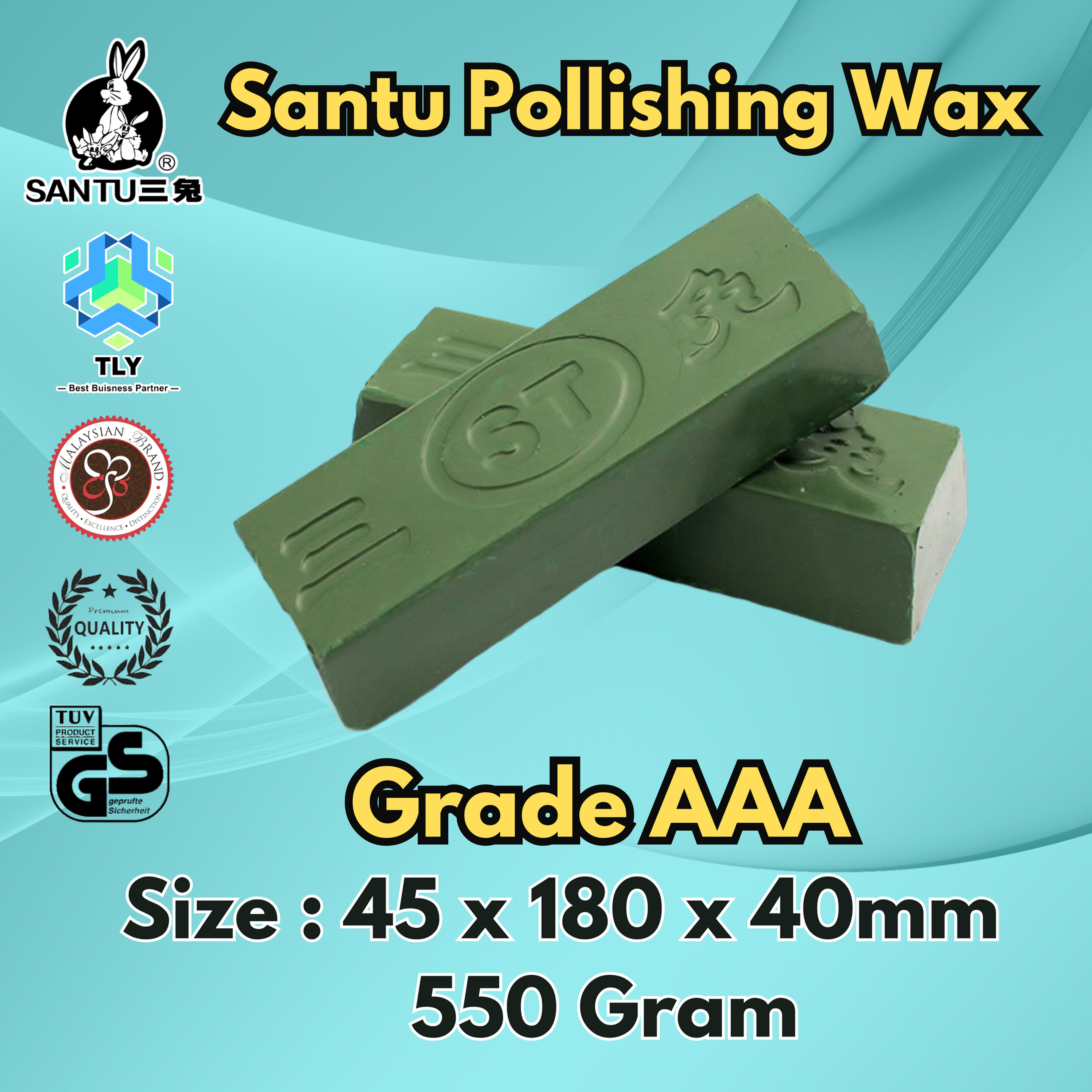 CCH02 Pollishing Wax - Green 550g