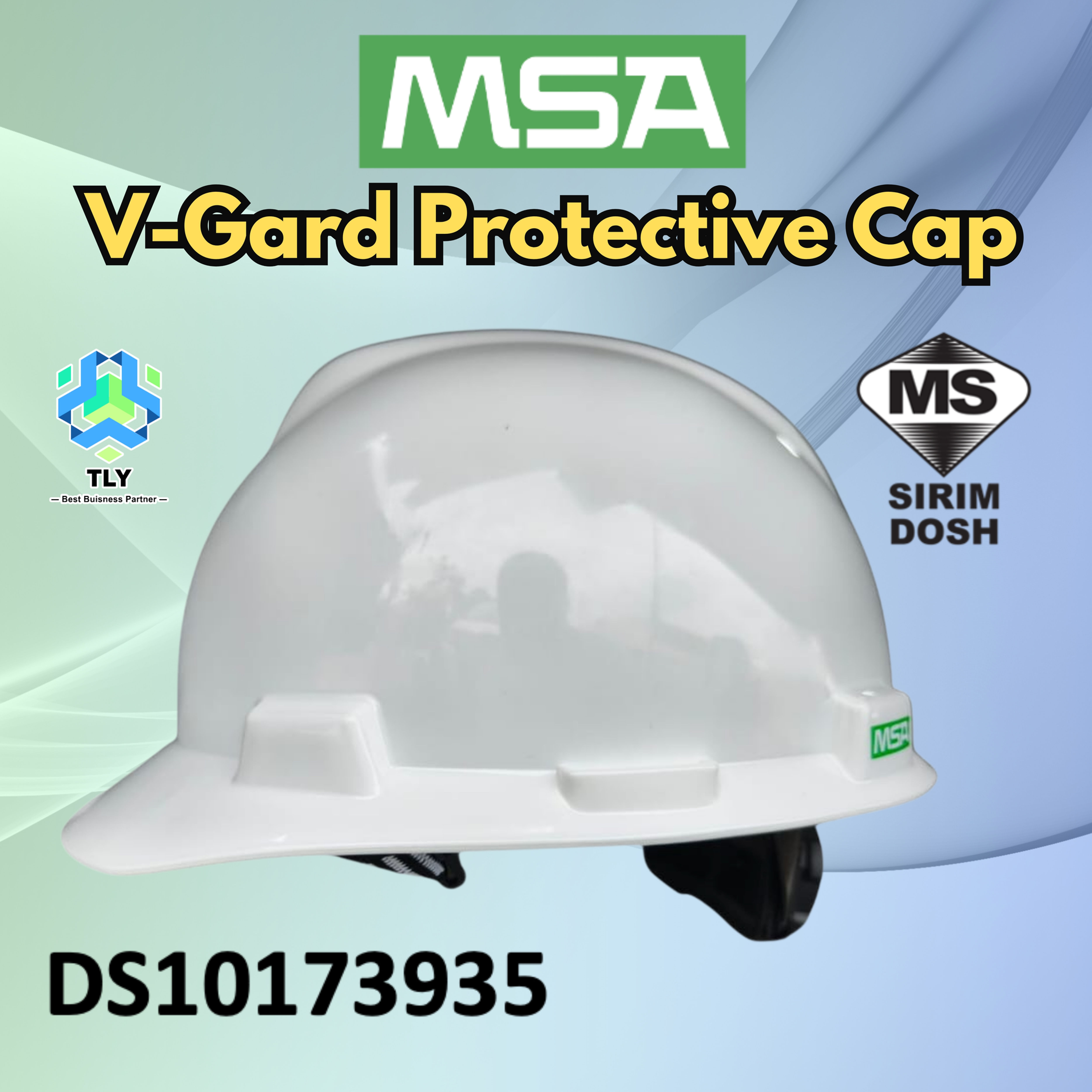DBA01 - MSA V-Gard Protective Cap - White