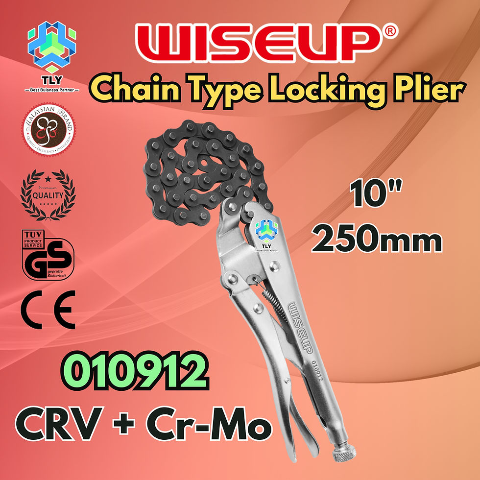 Thumbnail: JAK01 Wiseup Heavy Duty Chain Type Locking Plier 10" / 250mm 010912