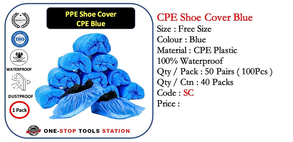 Thumbnail: EFB01 Shoe Cover - Cpe Plastic