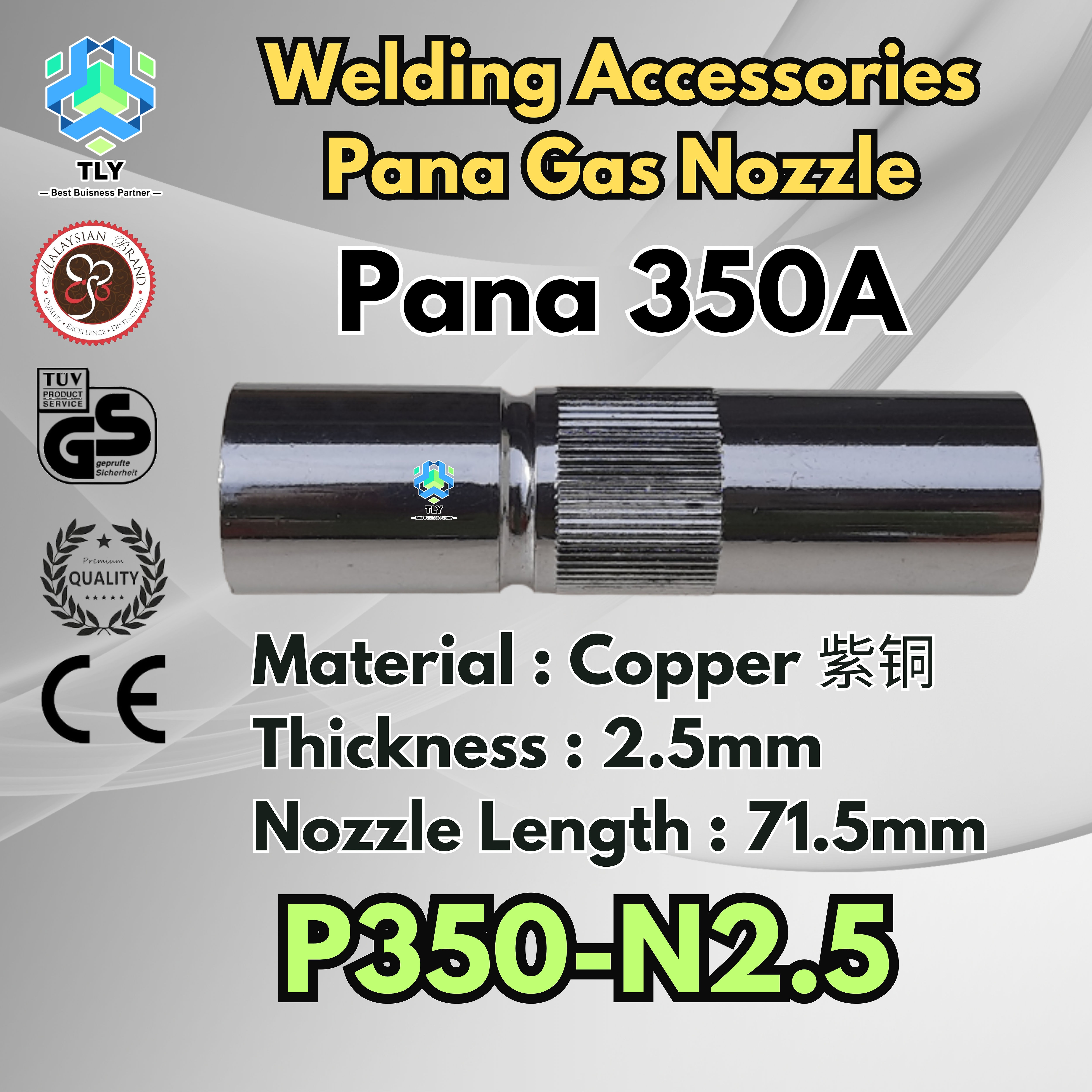 FIDB04 Mig Pana - 350A Copper Nozzle 2.5mm