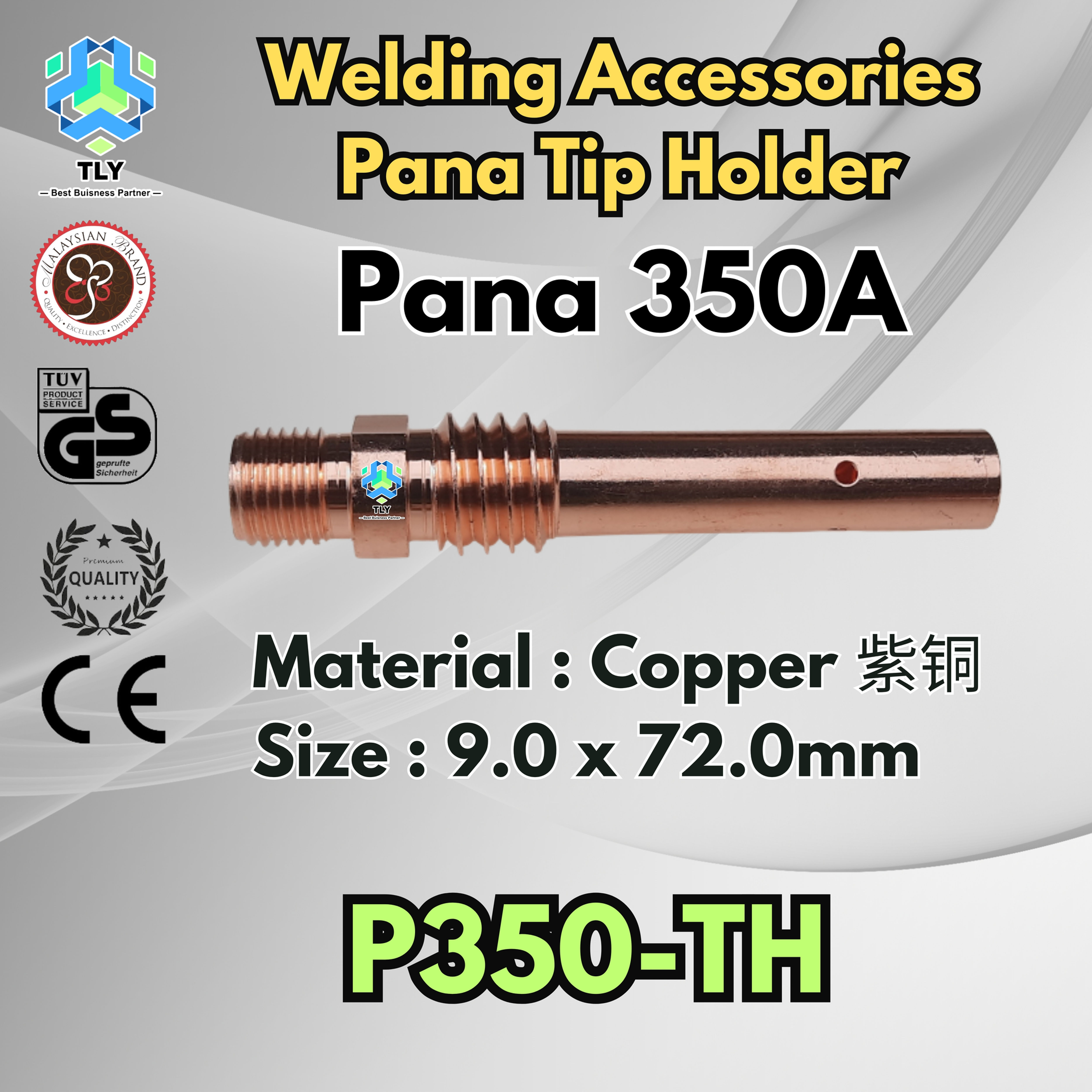 FIDC02 Mig Pana 350A Copper Tip Holder
