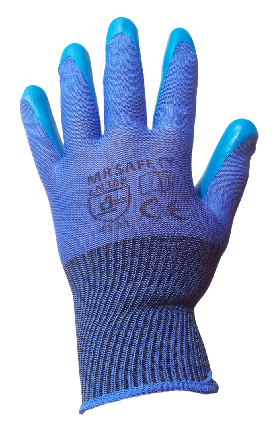 Thumbnail: EAD01 Mr Safety Blue Latex Glove
