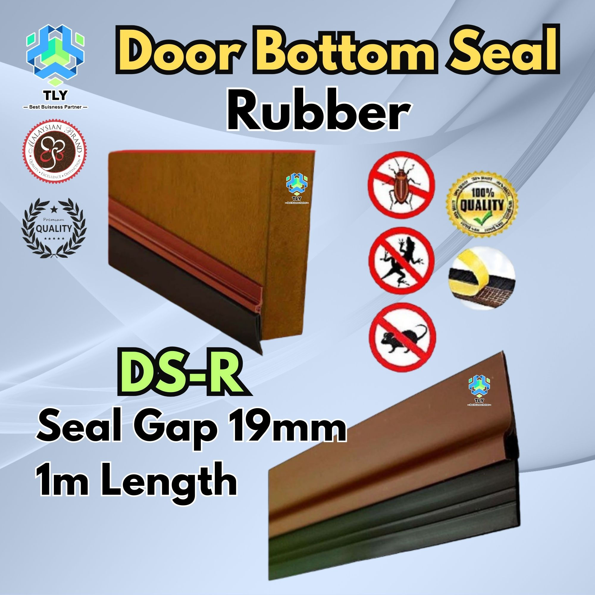 SKB01 Door Bottom Seal Rubber DS-R