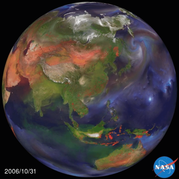 NASA Global Dust and Aerosol Simulation