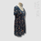 Thumbnail: Mango Navy Floral Dress - Size EUR Large