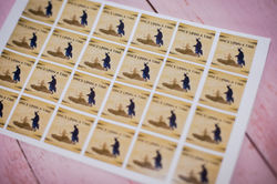 Beauty and the Beast Stickers Square