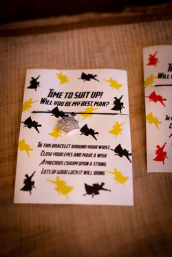 Superhero Flyer Charm Bracelet