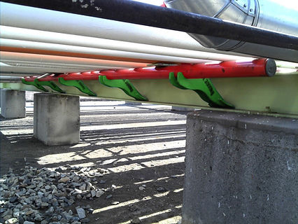 Ovolifts | Corrosion Under Pipe Supports | Pipe Rack Jack