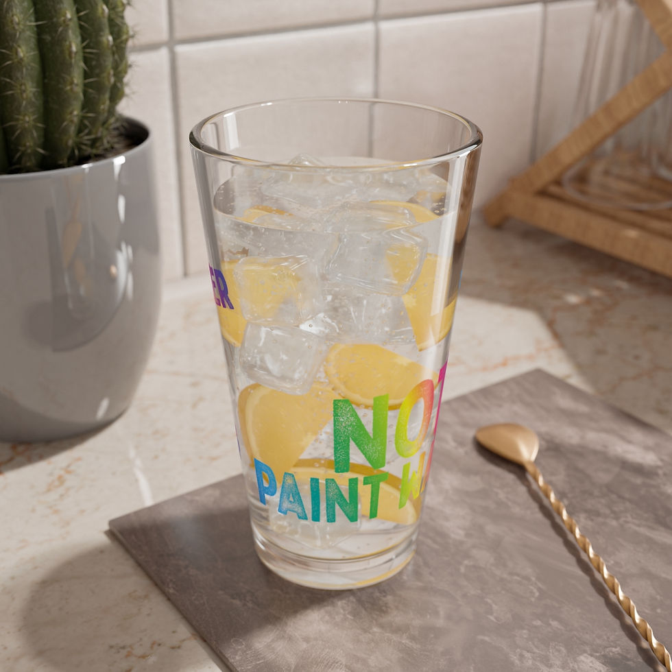 Thumbnail: Pint Glass, 16oz - NOT Paint Water