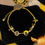 Thumbnail: Hufflepuff Charms Bracelet
