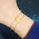 Thumbnail: 18K Gold Moon Bracelet