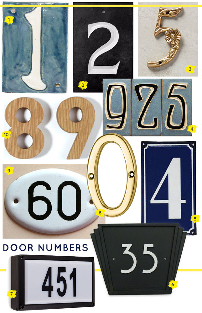 10 of the Best House Numbers
