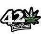 420 Fast Buds logo with cannabis leaf