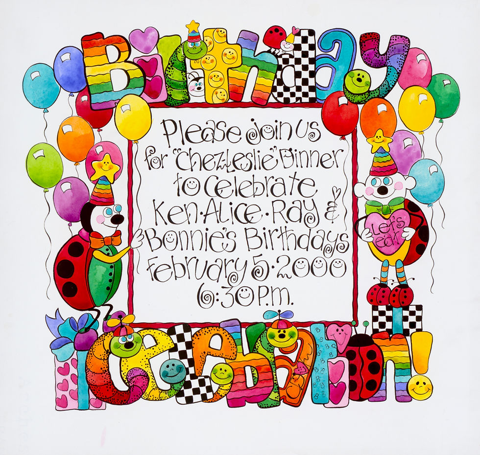 Birthday Celebration Invitation