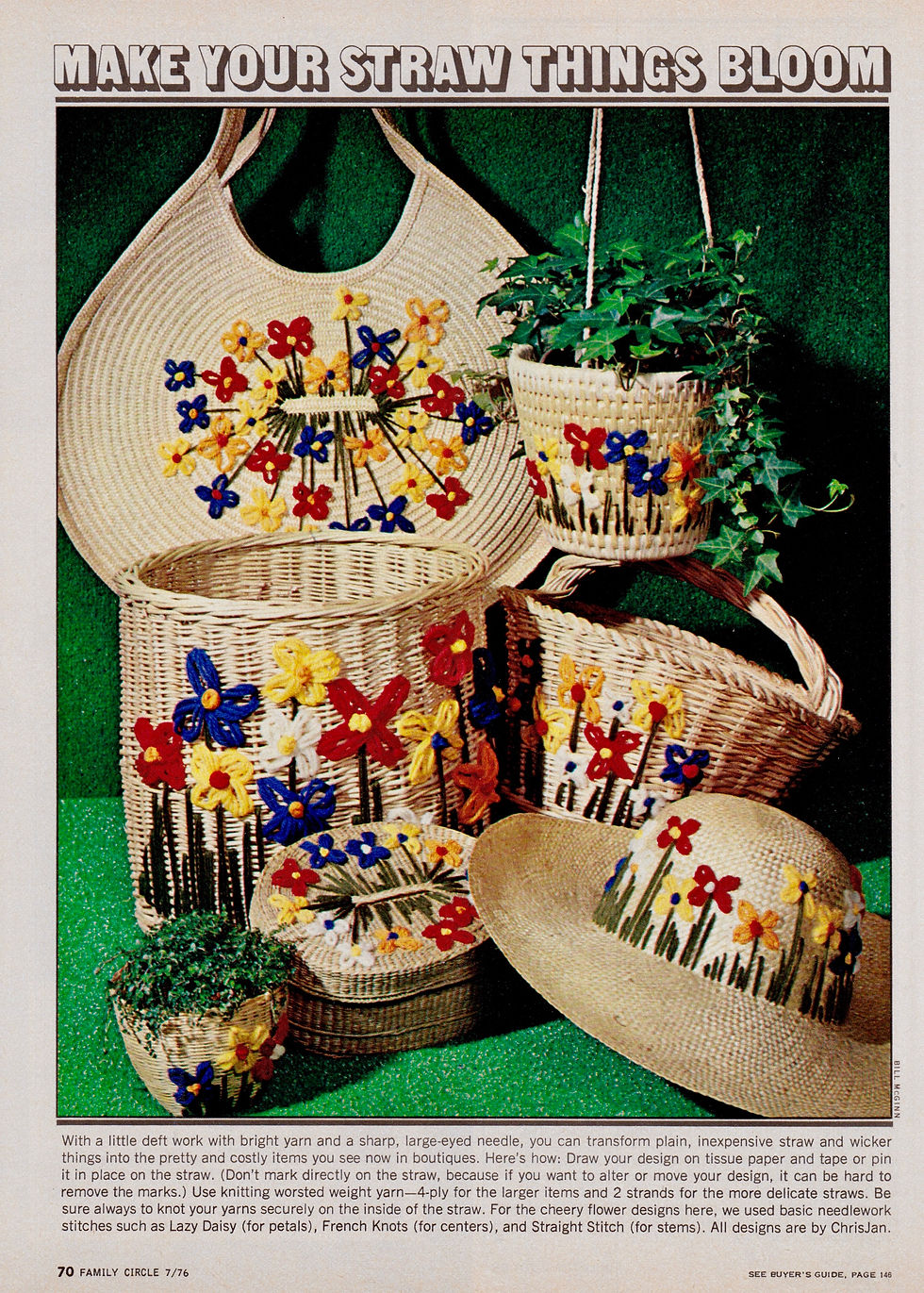 Family circle baskets