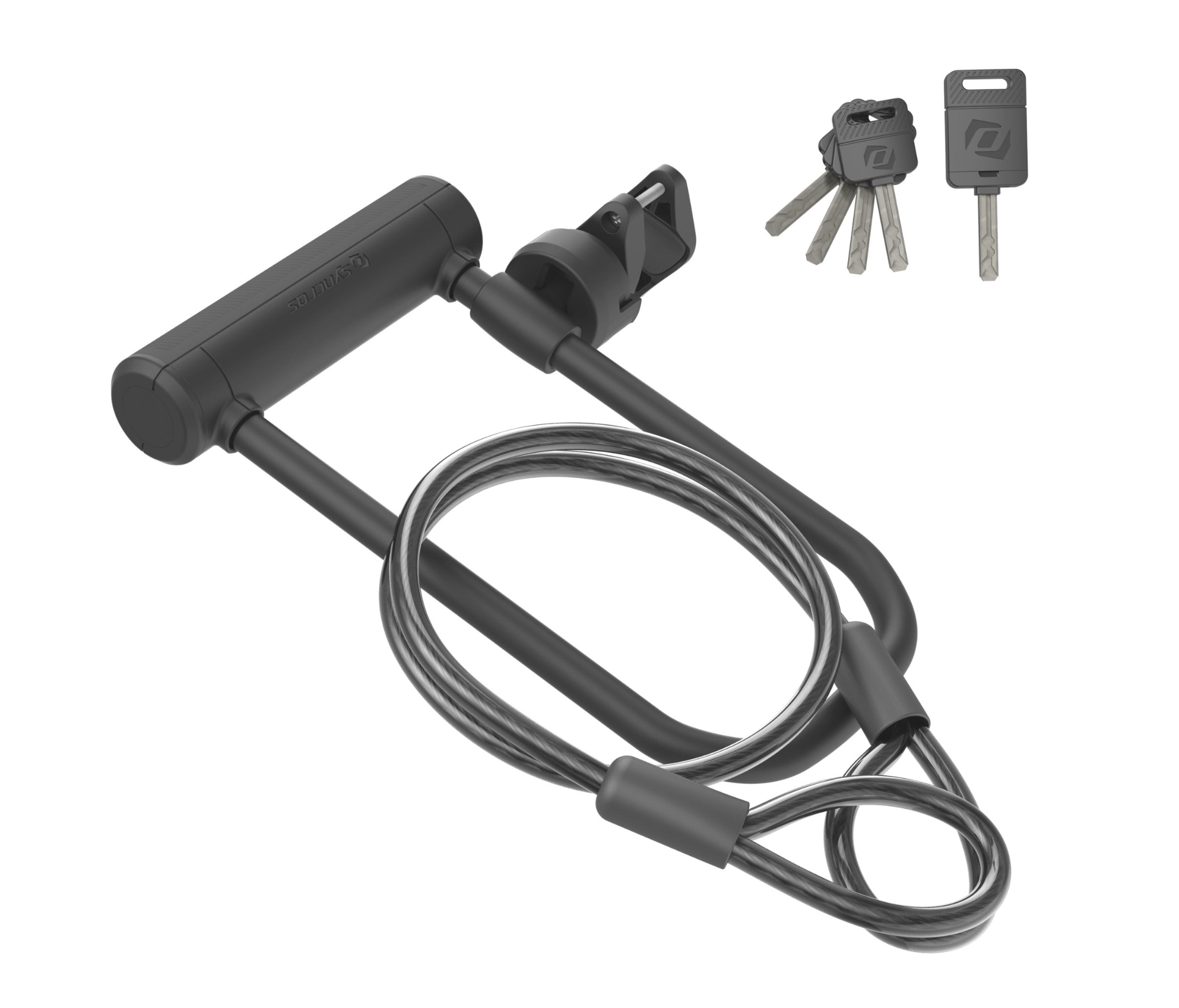 SYNCROS WARFIELD U-LOCK W/LOOP CABLE