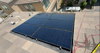 solar panel after cleaning photo