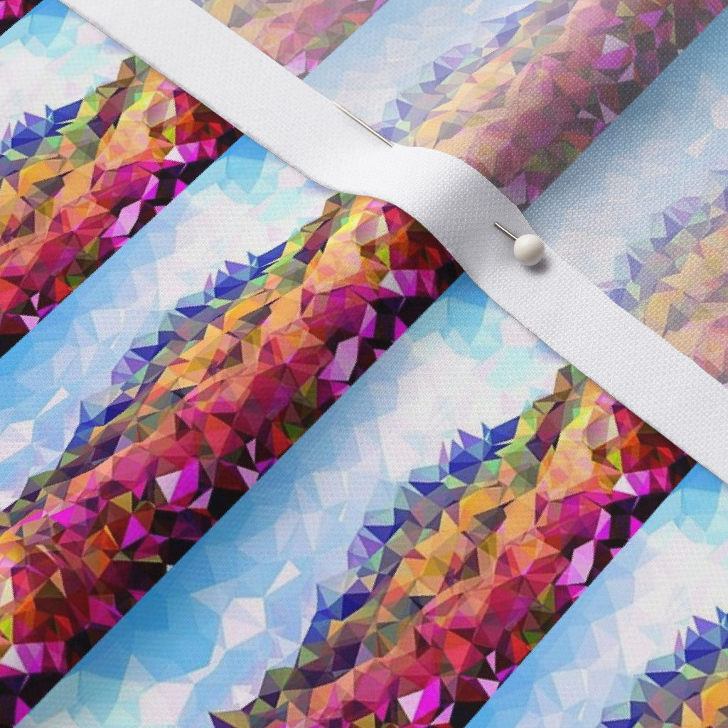 Collier bi matière 38mm inox “pixel landscape”