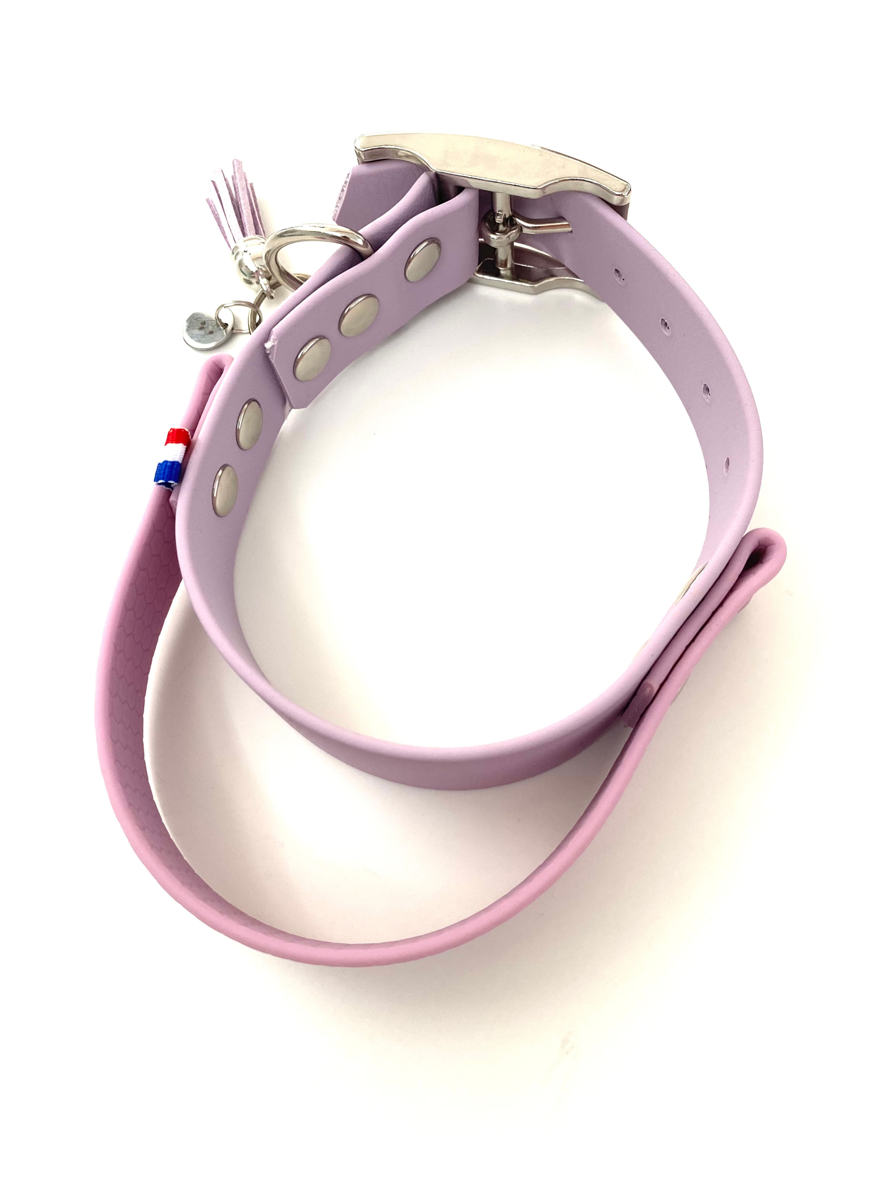 Collier poignée 38mm biothane et inox