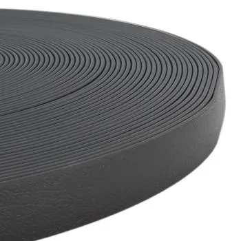 Noir sangle enduite 10mm